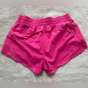 Athleta laser cut running shorts Size S